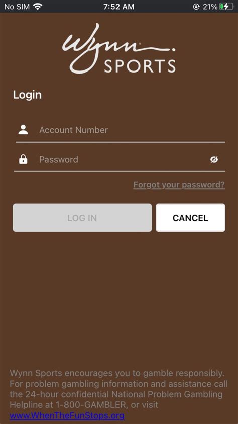 Wynn Sports Nevada App .